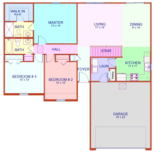 The Lexington II - Floor Plan